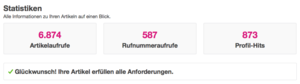 Statistiken für Anbieter auf RentlNet sofort einsehbar!